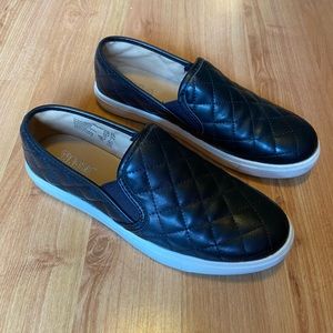 Brash Leather Slip-On Sneakers